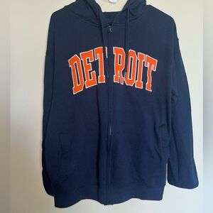 Navy Blue Detroit Hoodie